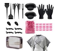 29 outils pour coloration des cheveux, kit d'outils de coloration des cheveux, kit d'outils de blanchiment de cheveux, kit d'outils de blanchiment des cheveux, pour homme et femme - Comprend un bol de