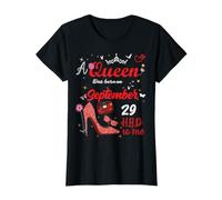 29 Septembre Anniversaire Cette Reine est née Le 29 Septembre T-Shirt