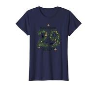 29 Years of Being Wild - Cadeau d'anniversaire pour Amoureux de la Nature T-Shirt, Femme, Bleu Marine, 3XL