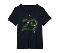 29 Years of Being Wild - Cadeau d'anniversaire pour Amoureux de la Nature T-Shirt, Femme Grandes Tailles, Noir, 6X