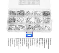 290 Pièces Kit de Connecteurs Automobiles 1 à 3,5mm | Connectique Automobile, Broche Terminale Mâle Femelle, 6 Tailles, pour Câblage Voiture et Moto