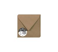 [29008C] Pollen Paquet de 20 Enveloppes Pollen 14 x 14 cm 135 g Kraft Brun