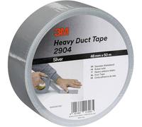 3M Ruban adhésif toilé 2904/4850S 48 mm x 50 m Argent (Lot de 1)