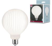 29078 White Lampion Edition Filament LED Globe G125 230V E27 4,3W 400lm gradable 125mm Blanc Verre 3000K