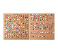 291 Pièces de Punaises de Carte, Punaises de Drapeau de Pays Créatives avec Tableau en Liège Punaises pour Cartes de Voyage pour Tableaux d'Affichage Tableaux Souples Bureaux Maisons