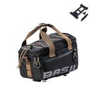 Basil Mik Miles Carrier Bag 7l Noir Black