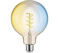 Paulmann 29161 Filament 230V Smart Home Zigbee LED Globe G125 E27 600lm 7,5W Tunable White gradable Doré ampoule
