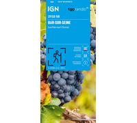 Carte de randonnée IGN Série Bleue n° 2918 - Bar-sur-Seine, Loches-sur-Ource