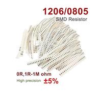 2920PCS 0805 1206 SMD Resistor Assortment Kit 5% 1R-1M 146 Values*20pcs SMD Resistor Assorted Set diy kits BIANMTSW(0805 Kit)