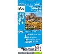 IGN – Carte topographique 2930ET Villefranche-sur-Saône – Vallée de l'Azergues