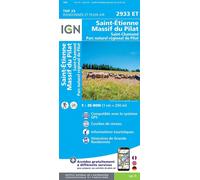 2933et massif du pilat - st etienne st chamond pnr du pilat - Collectif - Ign Institut Geographique National - broché - Atlas / carte