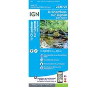 IGN Carte topographique 2935OT Le Chambon-sur-Lignon / St Agreve – Recto – Taille unique