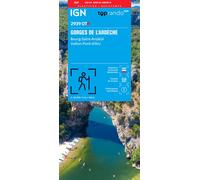 2939otr gorges de l'ardeche bourg-st-andeol vallon-pont-d'arc - Collectif - Ign Institut Geographique National - Atlas / carte
