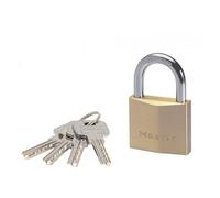 Master Lock 2940EURD Cadenas en laiton 40 mm Double verrouillage haute sécurité, Or