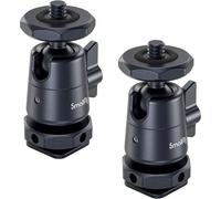 2948B Mini Ball Joint with 1/4"" Screw and Removable Shoe Holder, 360 Degree Rotating Tripod Head for Monopod Tripods, Microphone, Light, 1.5 kg Maximum Load