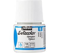 [295-010] Pébéo Setacolor Flacon 45ml Peinture pour Tissu blanc