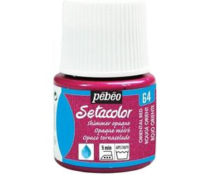 [295-064] Pébéo Flacon 45 ml Peinture SETACOLOR opaque pour textiles Rouge Or...
