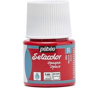[295-080] Pébéo Setacolor Flacon 45ml Peinture pour Tissu ROUGE