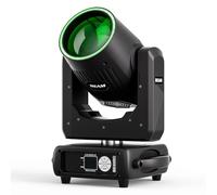 295W Beam Lyre LED, Angle de Faisceau 2,3° Mise au Point Électronique 14+1 Motifs 13+1 Couleurs 48-Prismes Effet d'Atomisation pour Scène Club DJ Mariage Fête Noël