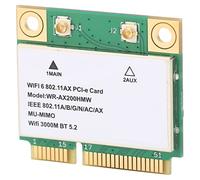 2974m WiFi6 Wireless Net Card pour PC, Technologie Mu Mimo à Double Bande, Connexion BT 5.2, Mini Interface PCIe, pour Les Petits Hôtes et dans Une Seule Machines