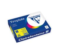 [2977PC] Clairefontaine Ramette Papier FSC A4 80g 500 Feuilles Jaune Fluo