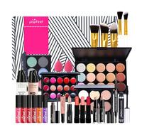 29Pcs Kit de maquillage Complet, Polyvalent Ensemble-cadeau de Cosmétique avec Fard à Paupières Palette Correcteur Fard à Joues Rouge à Lèvre pour Femme, Tout-en-un Mallette de Maquillage Beauté Set#2