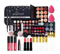 29Pcs Kit de maquillage Complet, Polyvalent Ensemble de Cosmétique avec Fard à Paupières Palette Correcteur Fard à Joues Rouge à Lèvre pour Femme, Tout-en-un Mallette de Maquillage Beauté Set#6