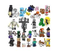 29pcs Minecraft Creeper Minifigure Assembled Mini Building Blocks Action Figures Toy Children's Christmas Gift