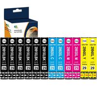 29XL 29 XL Cartouches d'encre Compatible avec Cartouche Epson 29XL Multipack pour Epson XP-342 XP-352 XP-452 XP-332 XP-245 XP-442 XP-255 XP-355 XP-455 XP-247 XP-432 (Lot de 12)