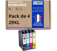 29XL - 4 Cartouches Compatibles avec Epson 29 XL Fraise - Multipack pour XP-342 XP-352 XP-452 XP-332 XP-245 XP-442 XP-255 XP-355 XP-455 XP-247 XP-432 XP-435 XP-335 XP-345