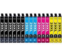 29XL Ink Cartridges Compatible with Epson 29XL 29XL Multipack for Expression Home XP-235 XP-245 XP-247 XP-255 XP-257 XP-332 XP-335 XP-345 XP-432 XP-435 XP-442 XP-445 XP-455 (Pack of 15)