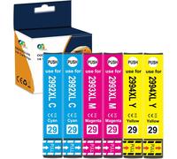 29XL Remplacement de Cartouche d'encre Compatible pour Epson 29XL pour Epson Expression Home XP-235 XP-245 XP-247 XP-330 XP-332 XP-335 XP-342 XP-345 XP-430 XP-432 XP-435 (Pack de 6)