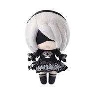2B Figurines d'anime 9S Assises - Peluche douce - Objet de collection mignon pour bureau