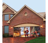 2Bannière de garage de NoëlFaites une déclaration festive ce Noël avec notre bannière de garage parfaite pour célébrer la saison des fêtes ! (188,97 x 82,67 pouces) (B, A)