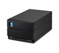 LaCie 2big Dock - Baie de disques - 60 To - 2 Baies (SATA-600) - HDD 30 To x 2 - Thunderbolt 4, USB 3.2 Gen 2 (externe) - avec Plan de service de récupération des données d'une durée de 5 ans Noir