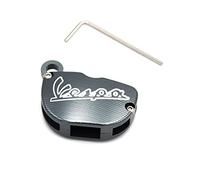 2Bird Couverture de la clé de Moto CNC Coque de Protection for Vespa Piaggio GTS Sprint Primavera 150 300 125 Accessoires (Color : Titanium)