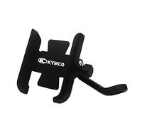 2Bird Porte-téléphone Moto, Guidon GPS Montage Téléphonique Réglable en Aluminium for KYMCO Like 150 200i Xciting 250 300 400i 400S 500 X-Town 300i Downtown (Color : Black, Size : Mirror Type)