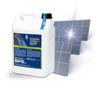 2BM SOLAR CLEAN 5L Nettoyant spécifique pour panneaux photovoltaïques et solaires, Antistatique, haute puissance nettoyante, élimination rapide de la saleté, de la suie et de la fumée, sans opacité