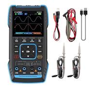 2C23T Oscilloscope numérique 3 en 1, Portable testeur de Transistor, Multimètre oscilloscope numérique Générateur de signal de fonction DDS intégré,avec Batterie au Lithium (B)