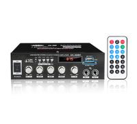 2CH bluetooth HIFI stéréo amplificateur de puissance tuner Audio numérique prise en charge Radio FM 2 microphone USB SD système de cinéma maison karaoké voiture