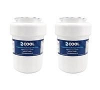 2COOL GE MWP Lot de 2 filtres à eau intelligents compatibles avec réfrigérateur | Distributeur d'eau et filtre à glace pour réfrigérateur américain | Cartouche de filtre à eau pour GE MWF Smart Water,