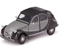 Citroen 2CV Charleston gris 2 tons 1/24 Welly