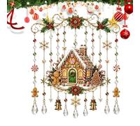 2D Acrylic Balcony Wind Chime Sun Catcher - Festive Holiday Ornament