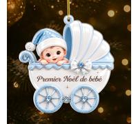 [2D Flat - Acrylic Ornament] Cadeau Plus Ornement Acrylique Premier Noël De Bébé 2026 - Cadeau 1er Noel Bebe, Boule De Noël Premier Noël, Sapin Decoration, Boule Mon Premier Noël (Modèle #11)