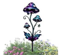 2D Spooky Toothy Plant - Halloween Yard Stakes Rustproof Outdoor Décor | Mushroom Rustproof Metal Yard Stakes for Halloween, Patio, Lawn, Flower Beds