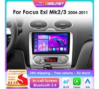 2Din 360 caméra Android13 autoradio pour Ford Focus 2 Mk2 2004-2011 lecteur multimédia de voiture écran Intelligent autoradio Carplay SWC P2-CP (4Core 2G 32G) B