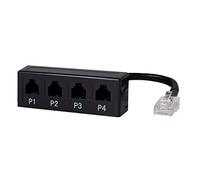 LogiLink Répartiteur d'adaptateurs modulaires 4 ports 1×R45 / 4×Rj11 MP0036