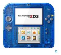2DS Transparente Bleue