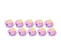 2Duck EQUALZ Macho Commutateur 5pin 62g Linéaire RGB MX STEM Banana Split Switch for Clavier De Jeu Mécanique (Color : 10PCS)