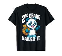 2e année Nailed It Funny Happy Panda Boy Graduation T-Shirt